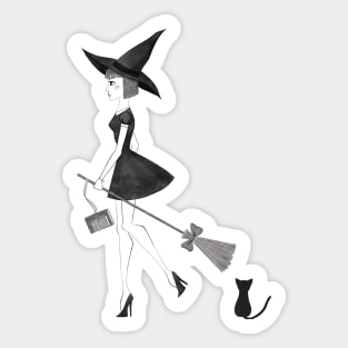 Witching school Sticker